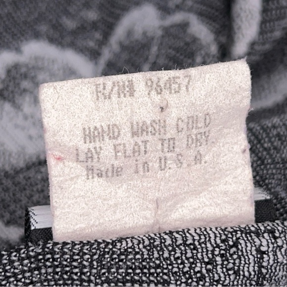 Vintage 90s Medium Eyeshadow Grey White Floral Stretch Top Button Up Half Sleeve - Picture 11 of 12